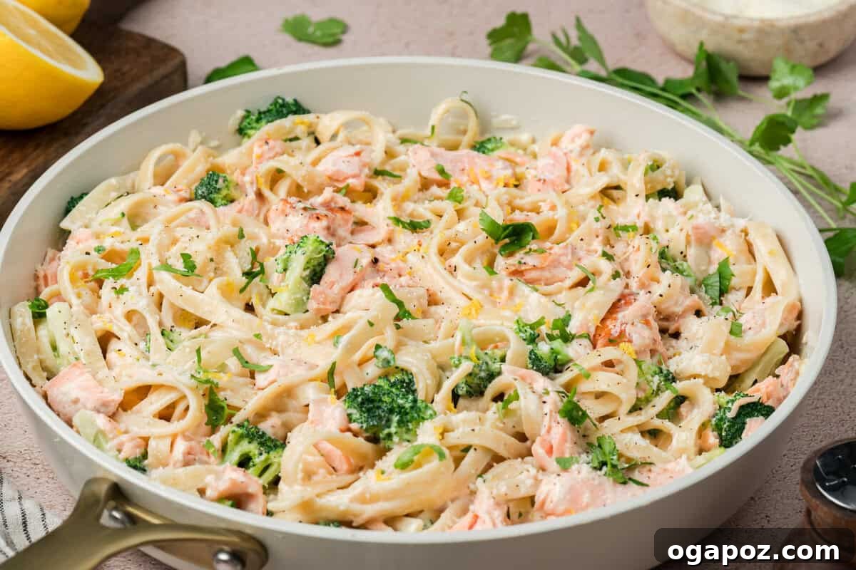 Velvety Salmon Alfredo Pasta 11 Simple Creamy Alfredo Salmon Recipe