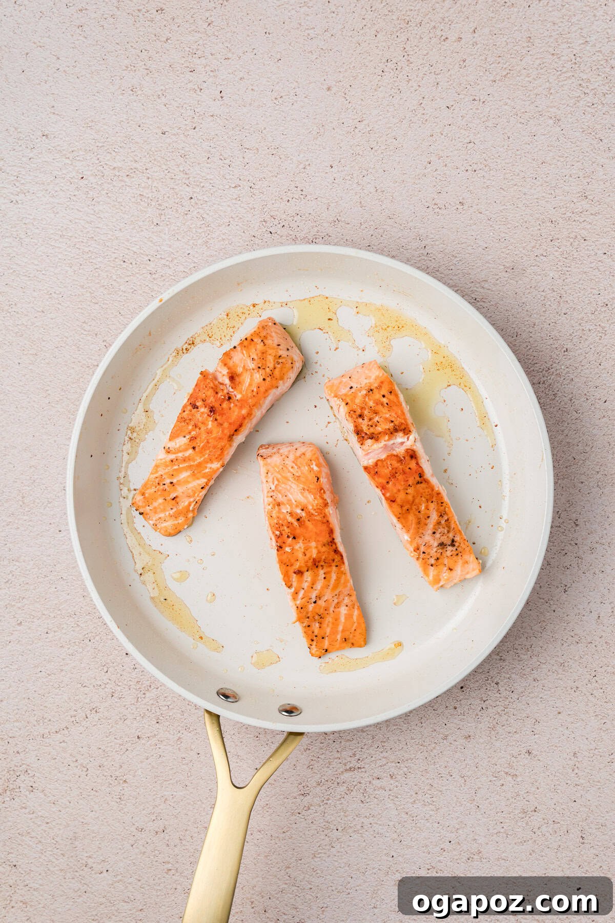 Velvety Salmon Alfredo Pasta 7 Pan Seared Salmon Filets