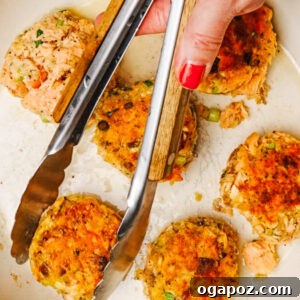 Crispy Salmon Patties.