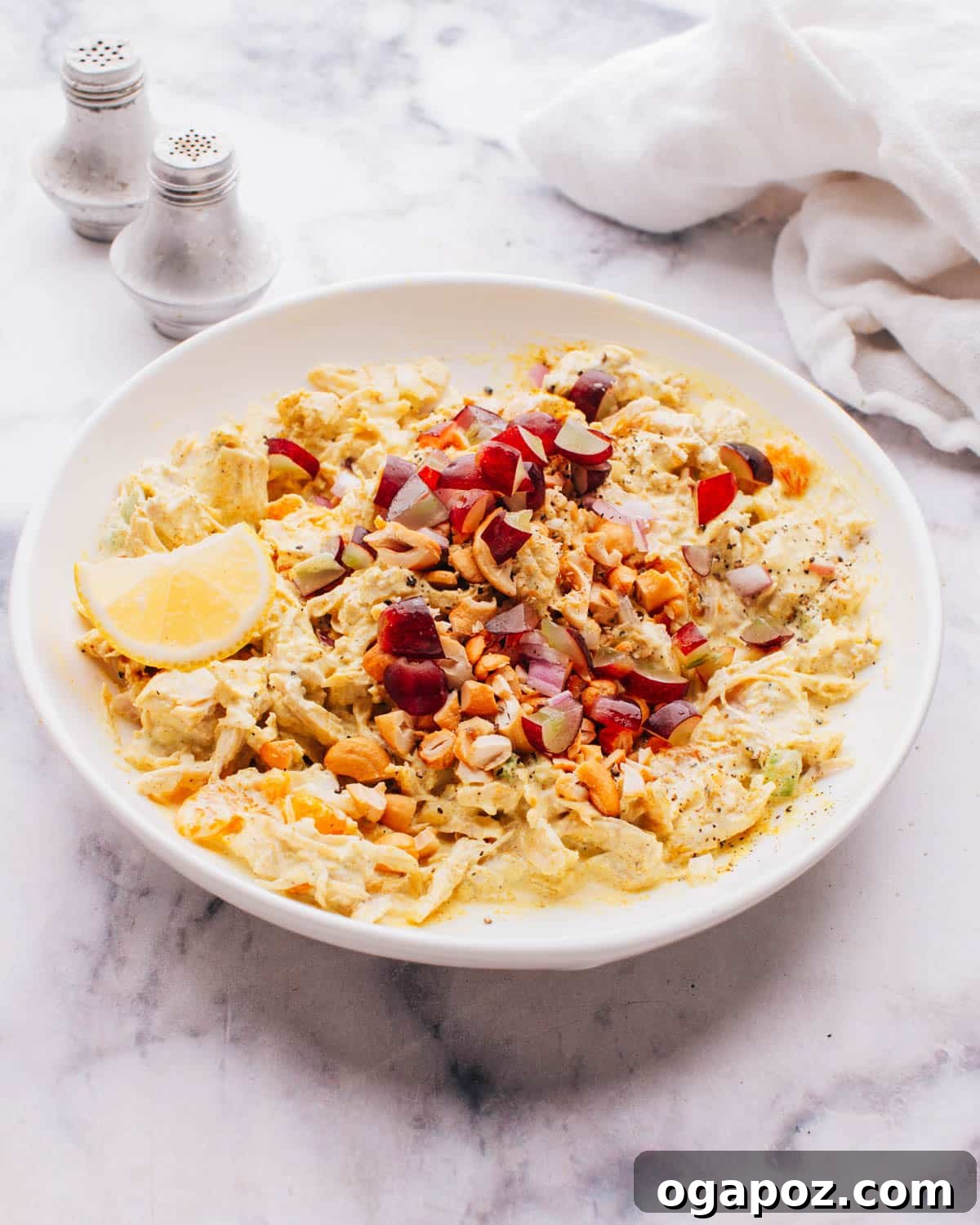 Summer Salads, Slaws & Pasta Salad Recipes for Every BBQ 14 Curry Chicken Salad with Grapes