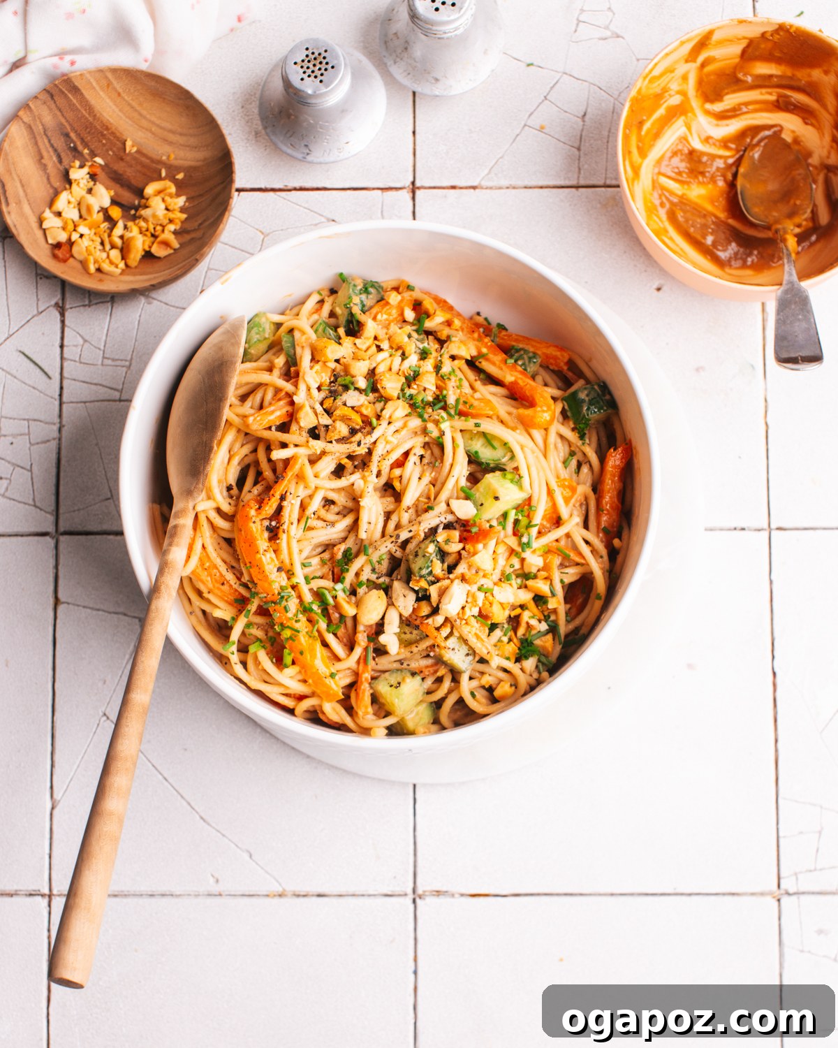 Summer Salads, Slaws & Pasta Salad Recipes for Every BBQ 6 Cold Peanut Noodles (Thai Noodle Salad)