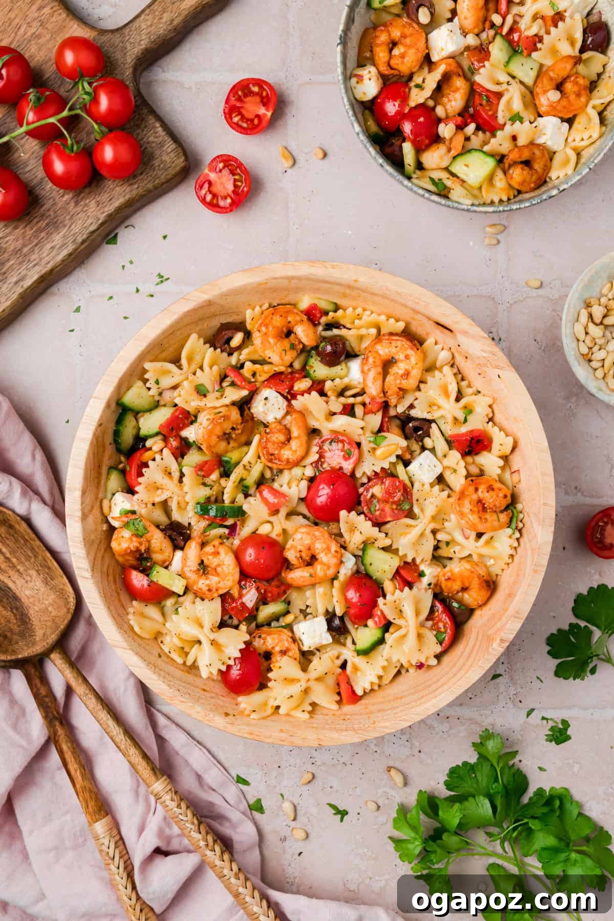Make-Ahead Mediterranean Shrimp Pasta Salad for Summer Meals 11 Simple Shrimp Pasta Salad