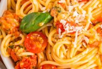 Fresh Cherry Tomato and Basil Pasta Recipe