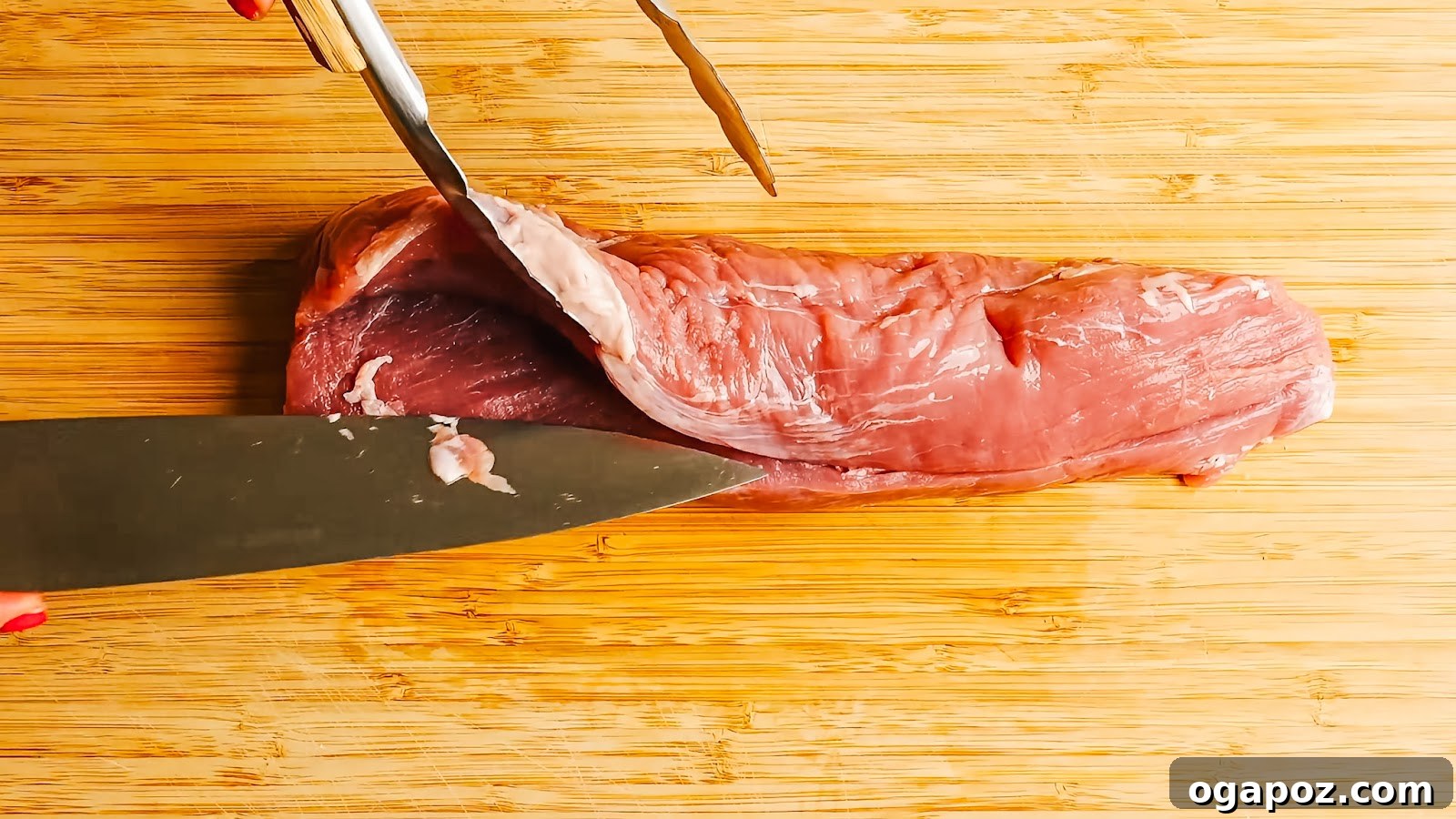 Mediterranean Stuffed Pork Tenderloin with Creamy Feta Filling 4 Stuffed Pork Tenderloin recipe steps.