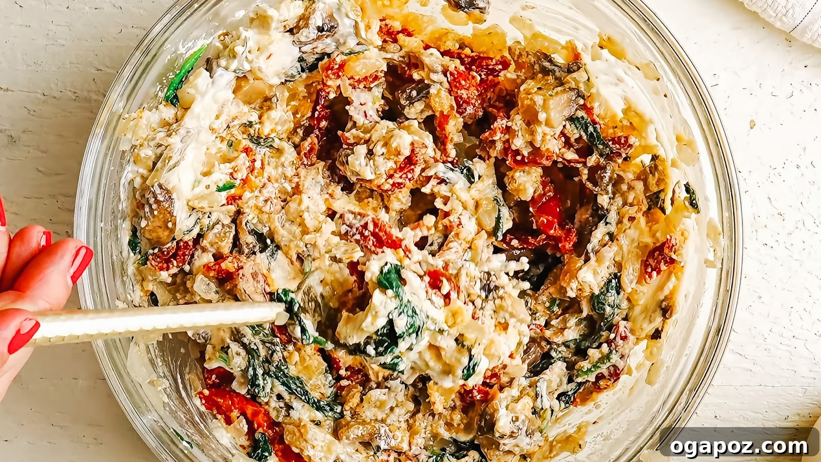 Mediterranean Stuffed Pork Tenderloin with Creamy Feta Filling 7 Stuffed Pork Tenderloin recipe steps.