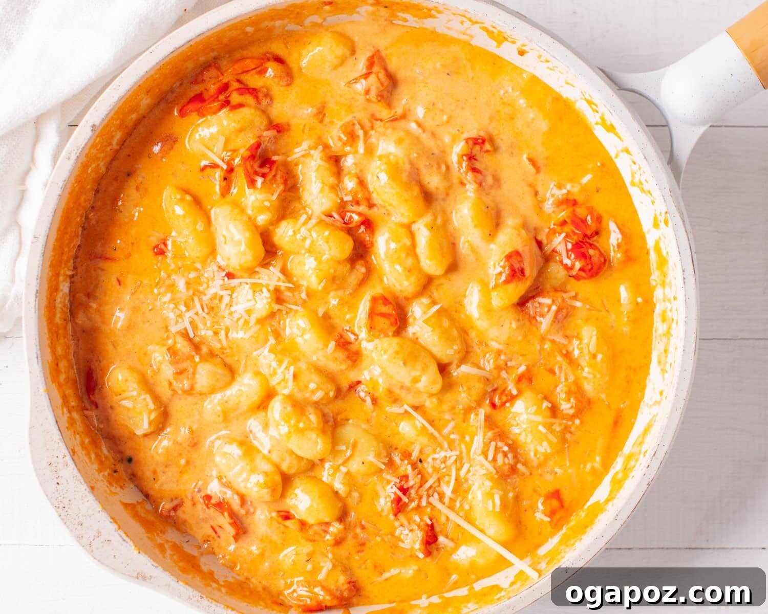 Homemade Potato Gnocchi Recipe from Scratch: Soft & Fluffy 12 Gnocchi Sauce in Pan