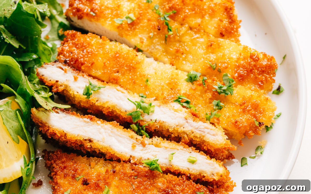 30 One-Pan Chicken Dinners: A Month of Simple Weeknight Recipes 17 Crispy chicken schnitzel with lemon.