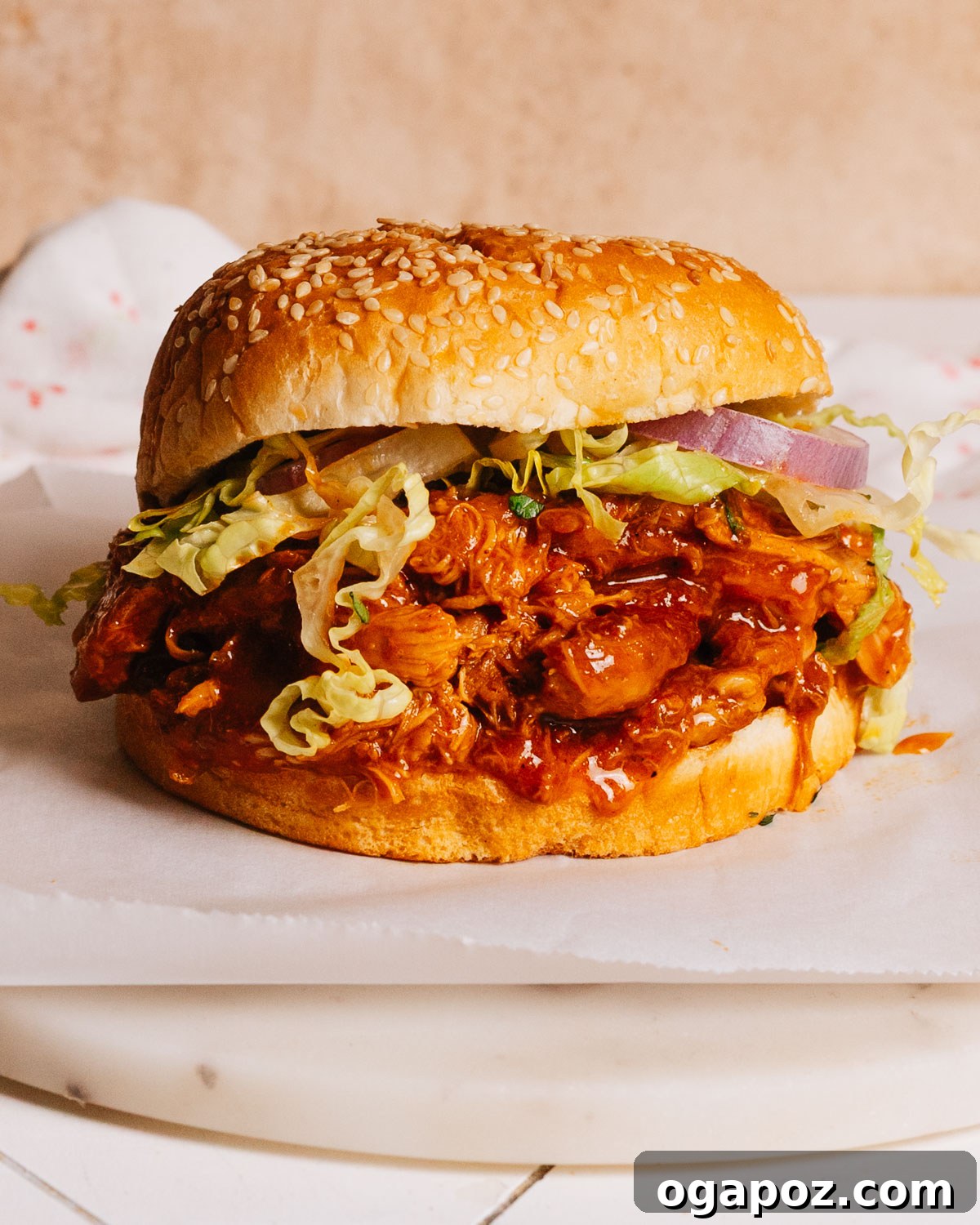 30 One-Pan Chicken Dinners: A Month of Simple Weeknight Recipes 20 Shredded crockpot BBQ chicken.