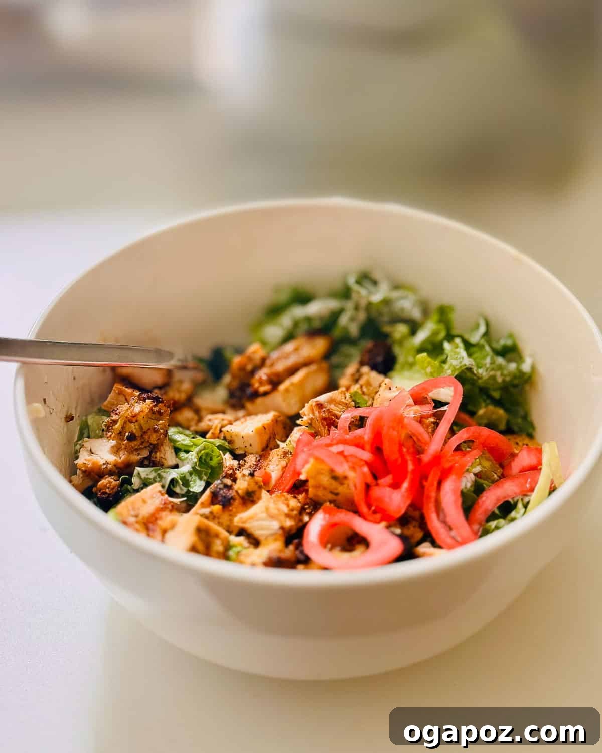 Tangy Dijon Vinaigrette Recipe for Fresh Salads 6 Dijon vinaigrette poured over salad