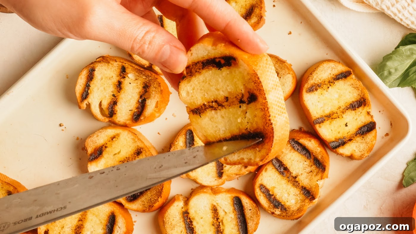 Fresh Mozzarella Bruschetta Recipe, Quick Appetizer 7 Bruschetta with Mozzarella recipe steps.