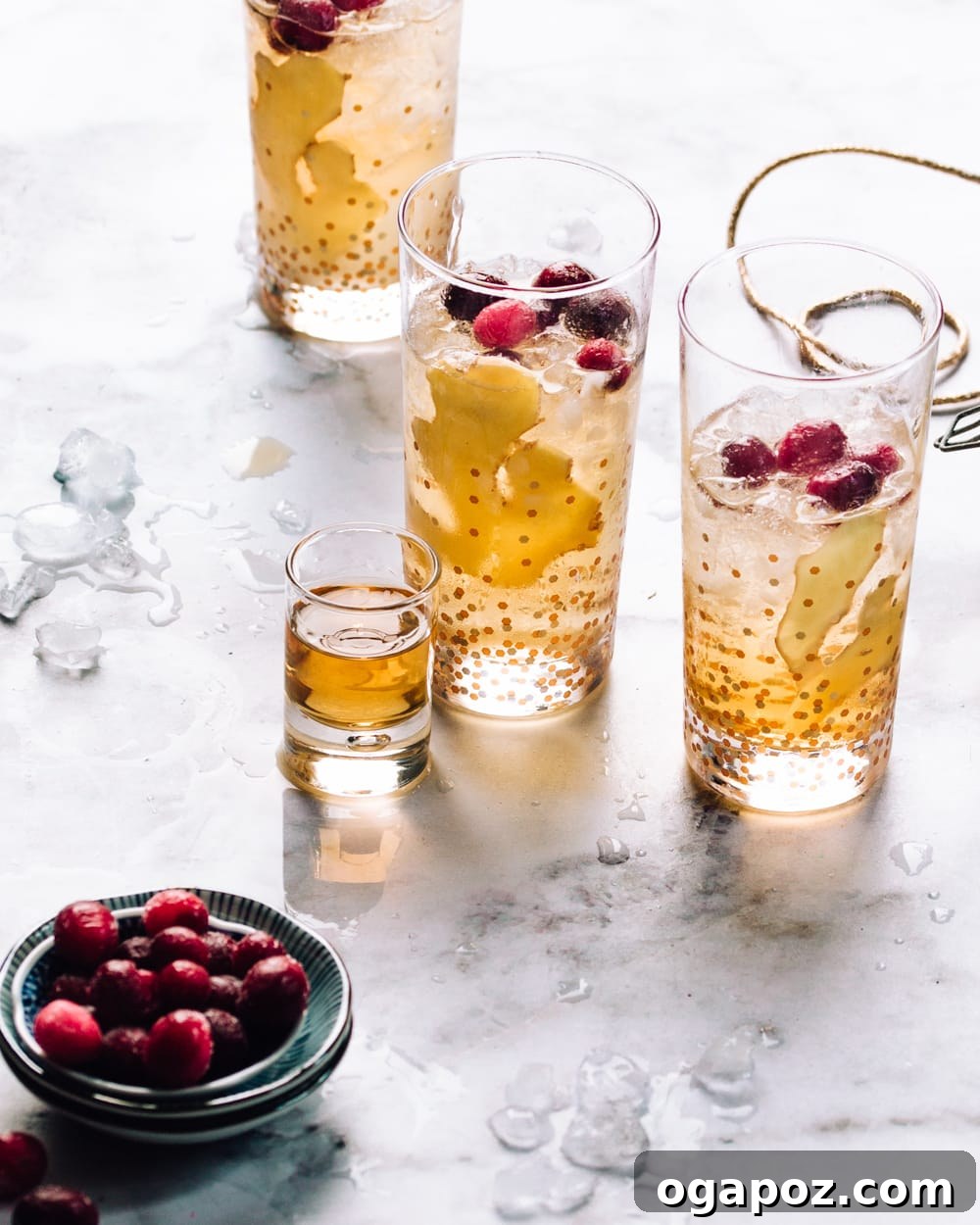 16 Summer Drink Recipes: Alcoholic and Non-Alcoholic Refreshers 6 Sparkling ginger cocktail with citrus and bubbles in a coupe glass.