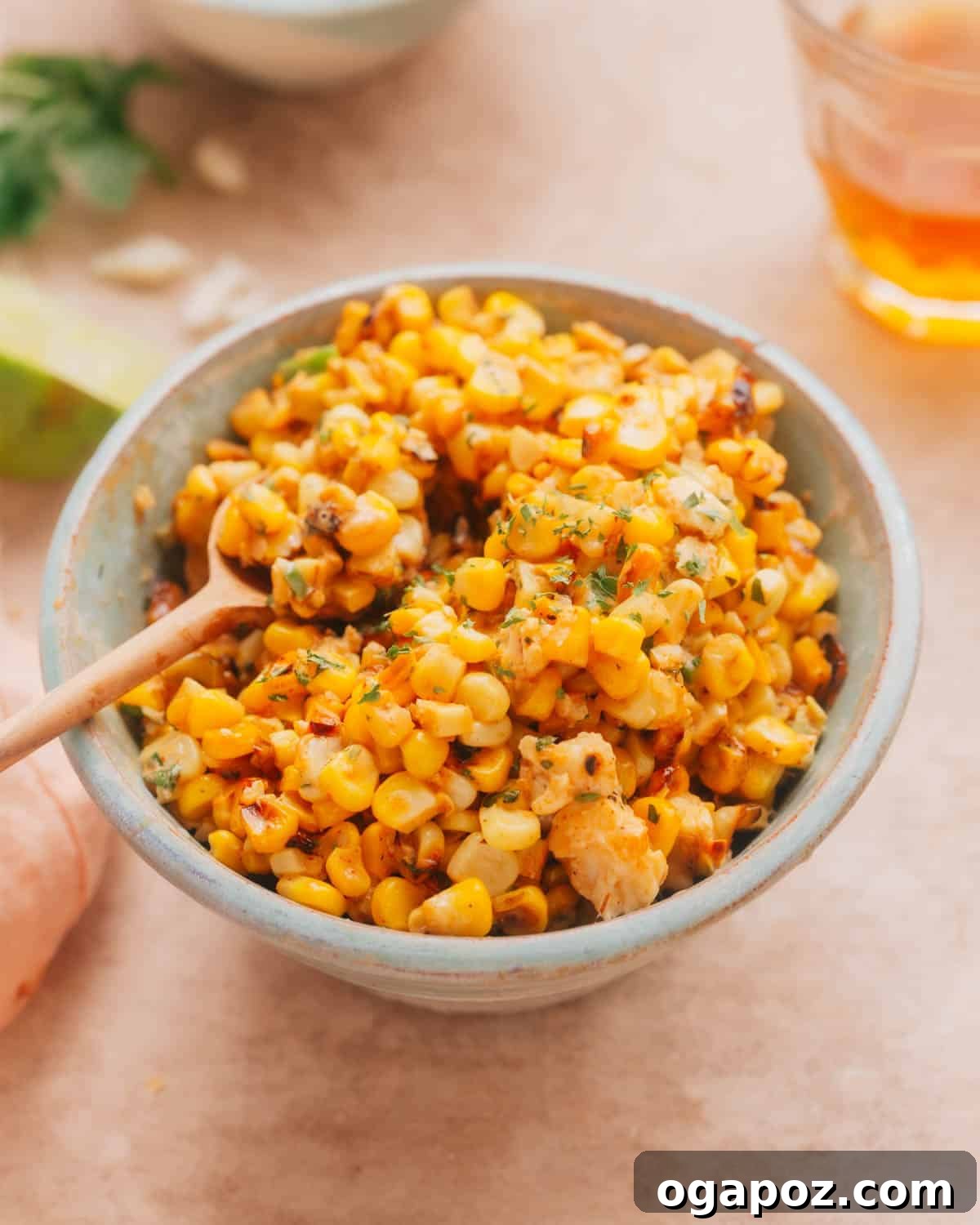 22 Summer Grilling Recipes for Crowd-Pleasing Cookouts 18 Mexican street corn salad made with grilled corn in a bowl.