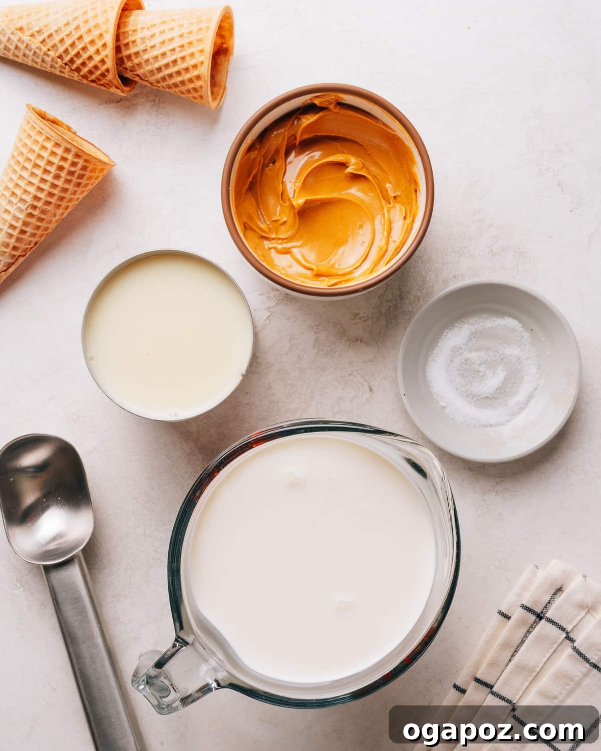 3-Ingredient No-Churn Peanut Butter Ice Cream 3 Ingredients for making peanut butter ice cream recipe.