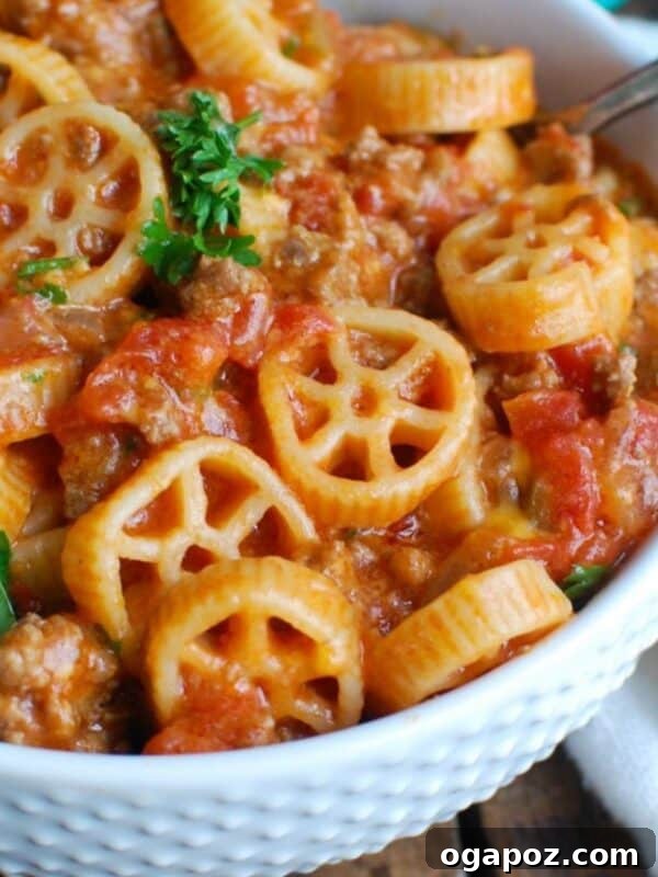 One-Pan Sausage and Vegetable Skillet 10 One Skillet Cheesy Hamburger Pasta 1200 x 1200