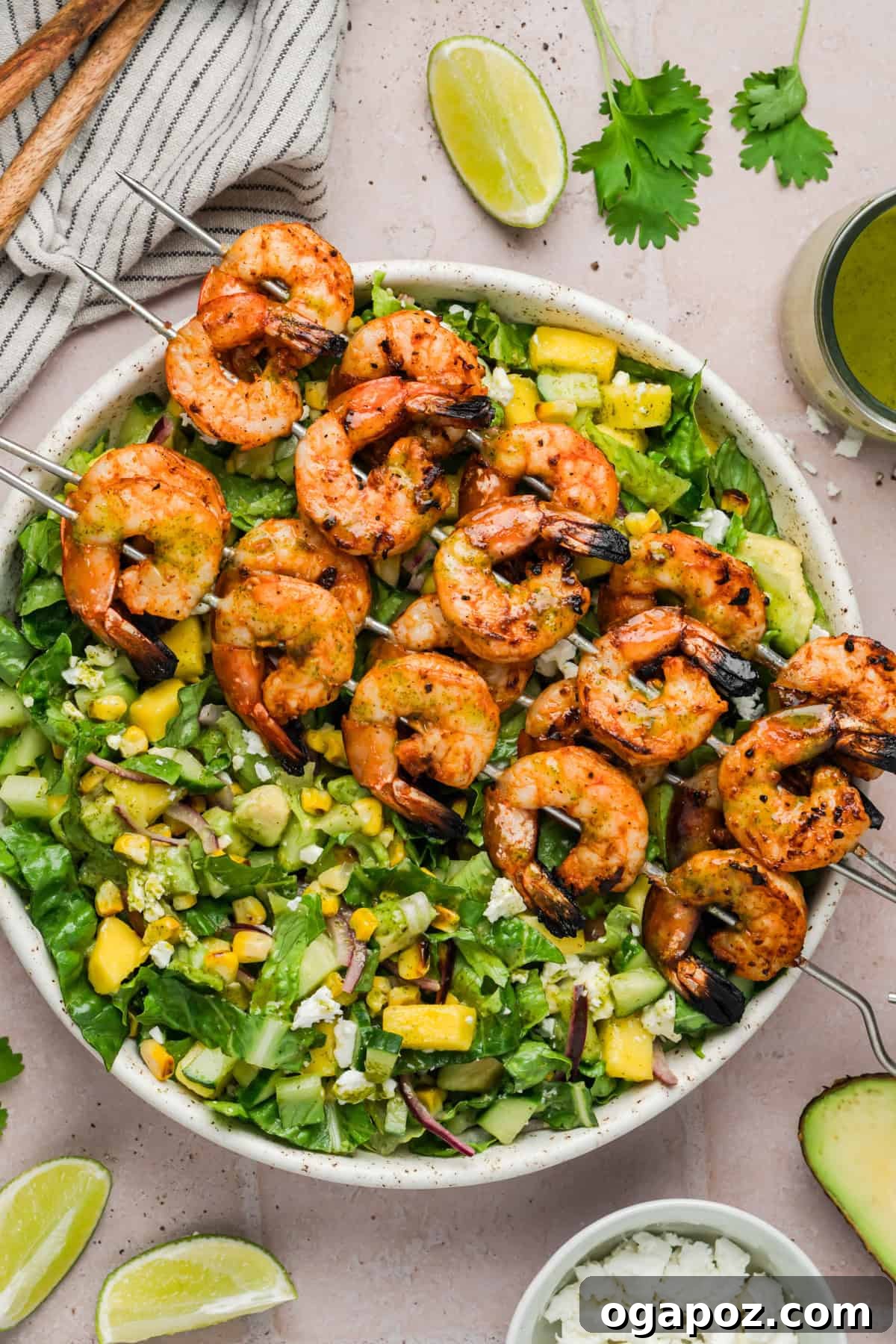 Grilled Shrimp Salad with Cilantro-Lime Vinaigrette 2 Easy Shrimp Salad with Lime Dressing