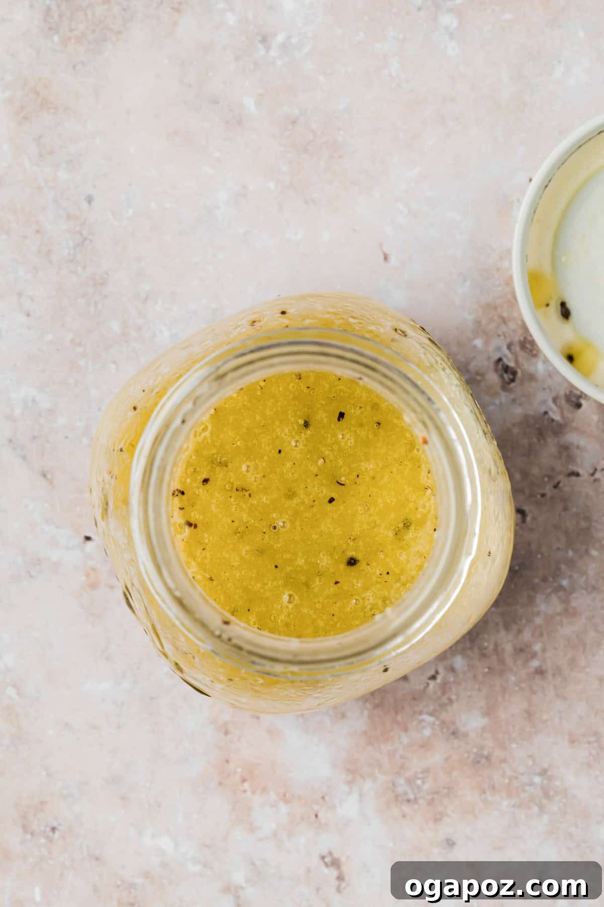 Crisp Apple and Fennel Salad with Lemon Vinaigrette 7 Apple and Fennel Salad salad dressing in a jar