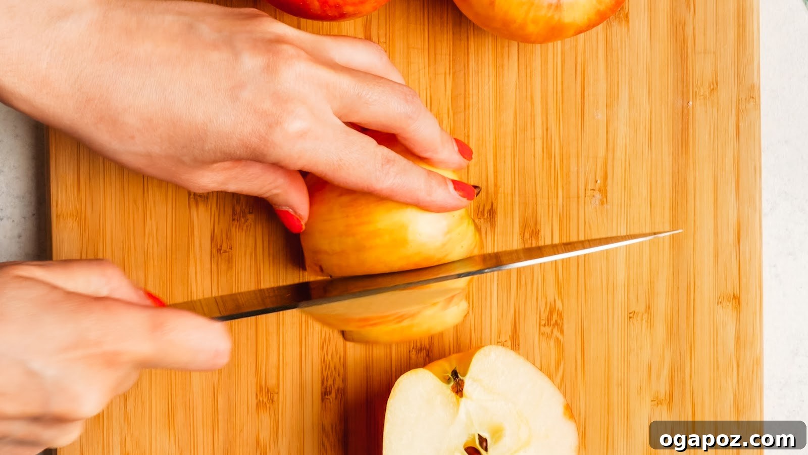 Caramel Apple Slices recipe steps.