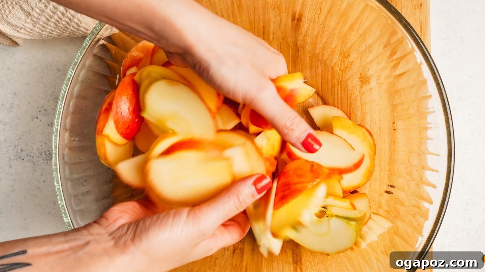 Caramel Apple Slices recipe steps.