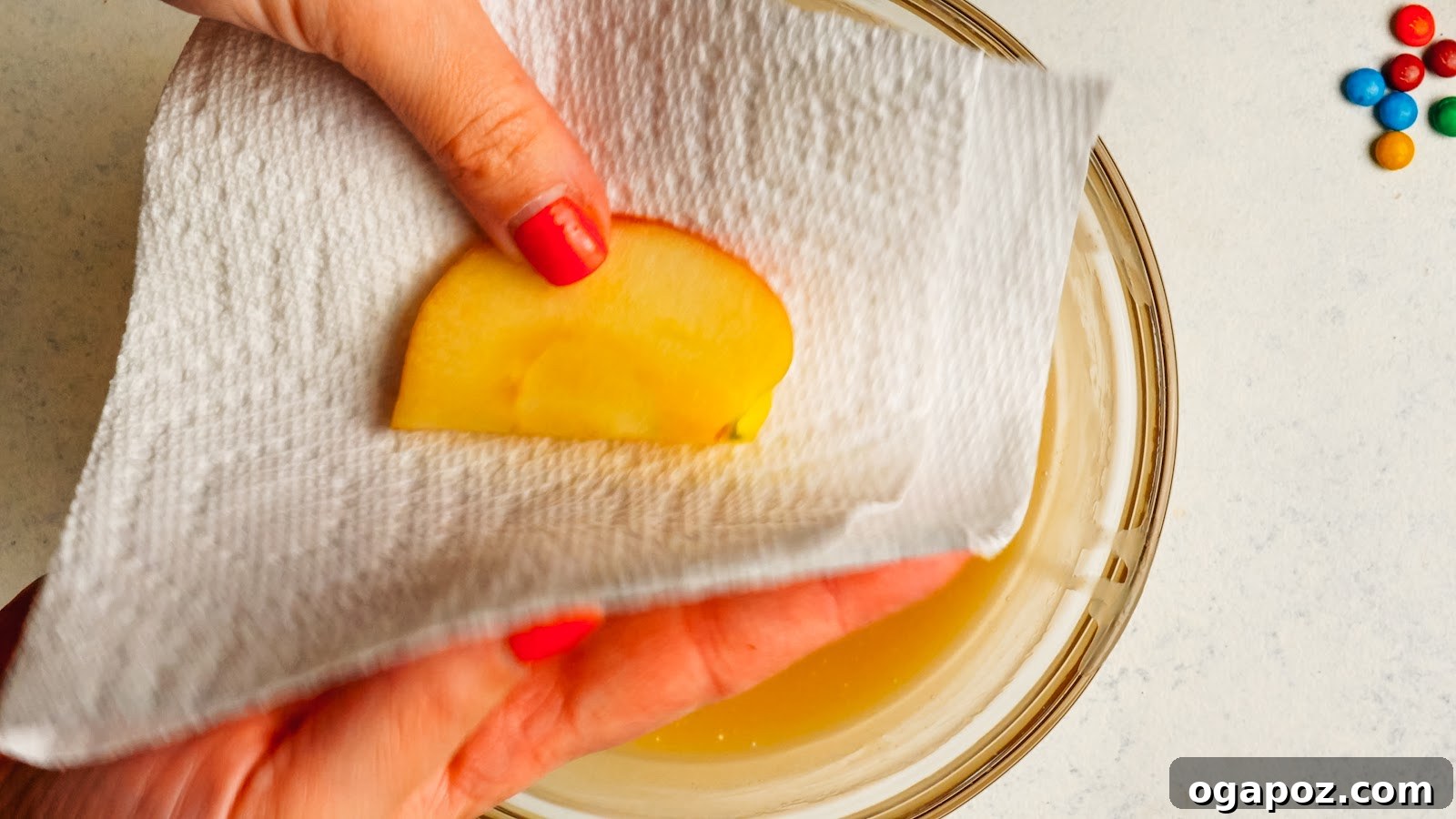 Caramel Apple Slices recipe steps.