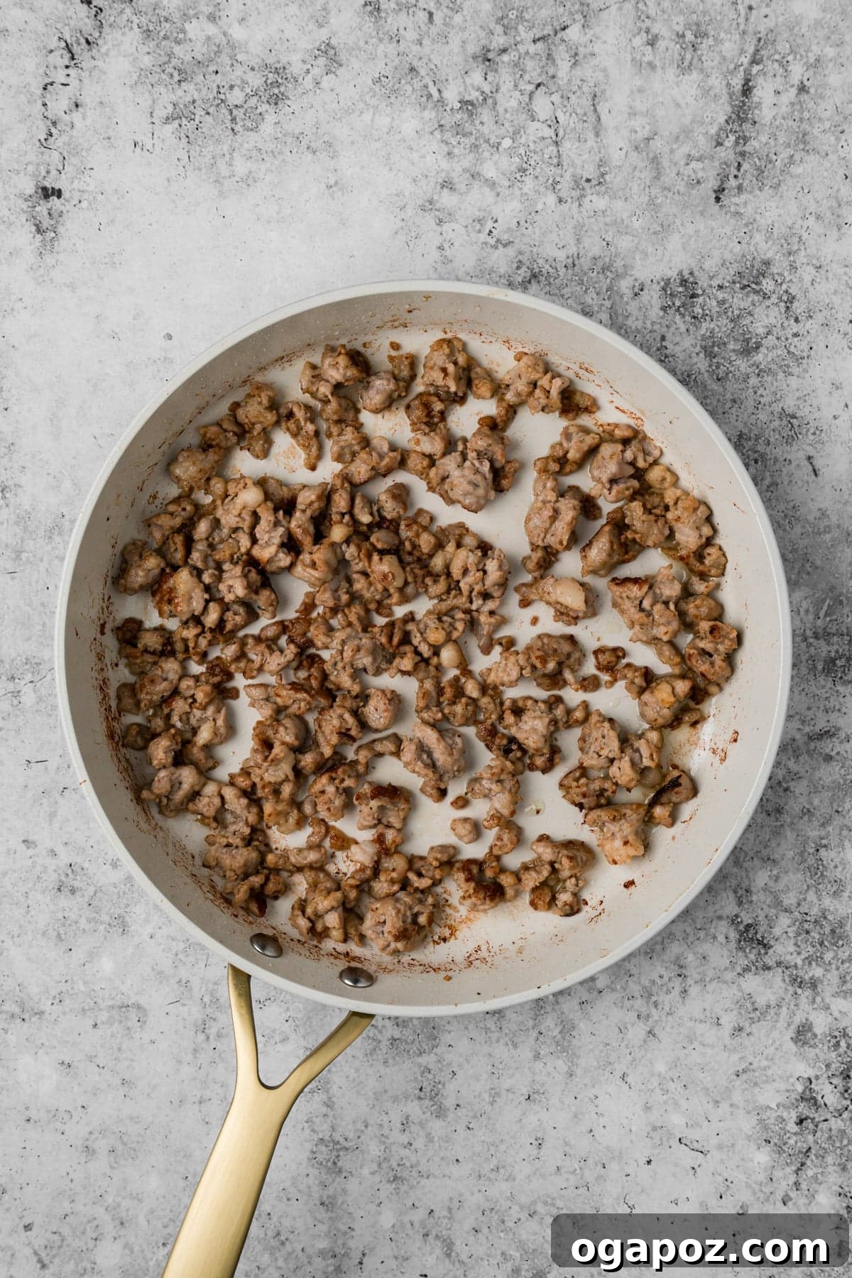Creamy Italian Sausage and Fennel Pasta with Parmesan 7 Browned Sausage for sausgae fennel pasta