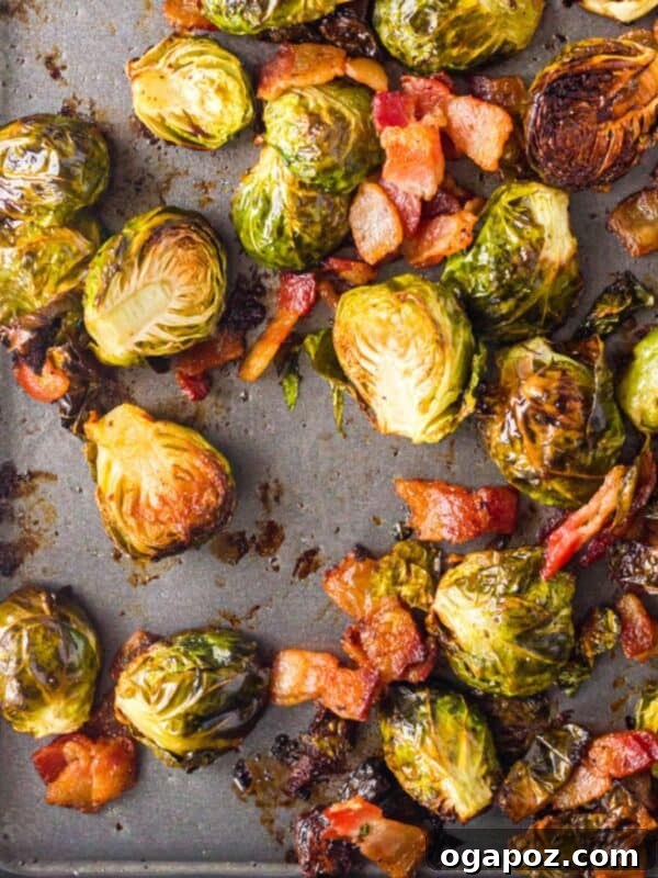 Roasted Brussels Sprouts with Bacon