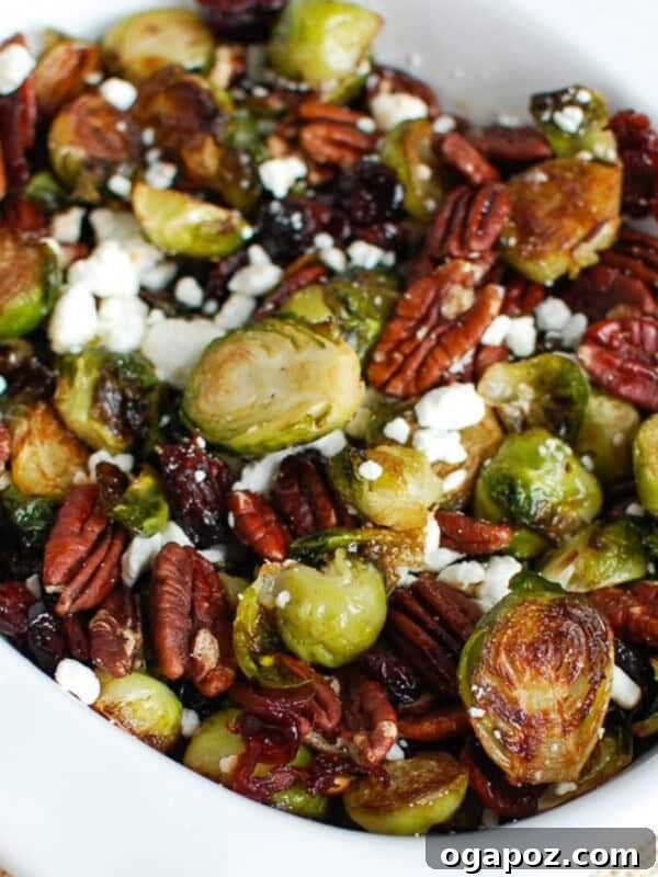 Brussels Sprouts with Cranberries
