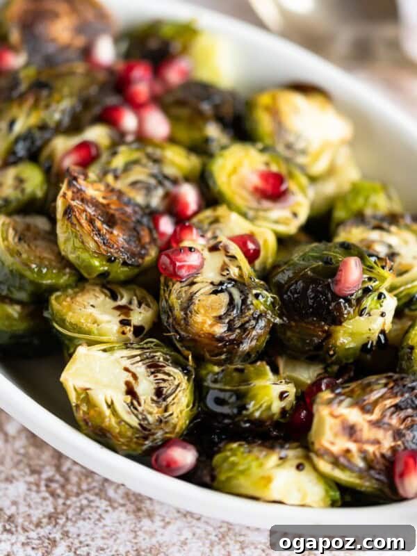 Roasted Balsamic Brussels Sprouts